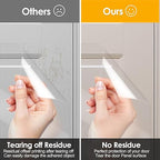 Enhanced Door Protector: Thick Clear Heavy-Duty Anti-Scratch Guard - Flexible Pet Scratch Shield for Doors, Furniture, Windows, and Walls, Easy to Install and Clean (9.4" W x 118" L)