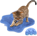 Mity rain Cat Scratching Post Silicone for Indoor Cats, Reusable Cat Scratcher with Suction Cups, Cat Scratch Pad for Beds, Furniture, Sofa Protect
