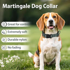 Martingale Collar for Dogs with Quick Release Buckle, Reflective Soft Padded & Escape Proof, Adjustable Nylon Dog Collars for Training & Daily Walking (Grey,M)
