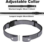 Aikko Universal Dog Training Collar Replacement Strap - Adjustable Nylon Strap with Heavy-Duty Buckle for Shock/Bark/Fence E-Collars (Red & Light Green)