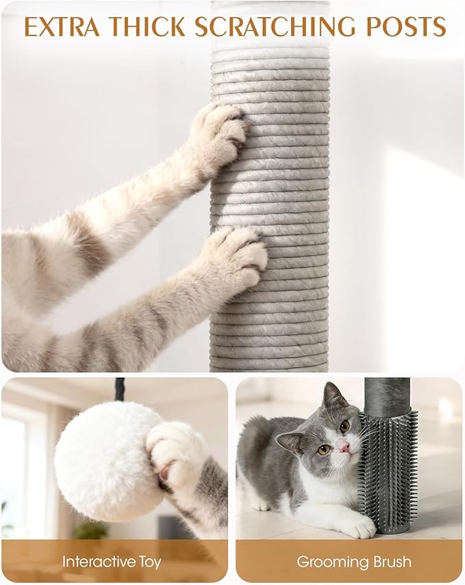 Bundle-2 Items:Maine Coon Cat Tree+Small Cat Tree