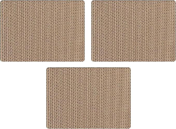 Cat Scratcher Cat Scratch Pad L Shape Wall Mounted Dual Use (Vert/Horiz) Kitten Bunifa Scratching Card Board Vertical Post with Ball Toys Feathers (Cat Scratching Post Accessories)