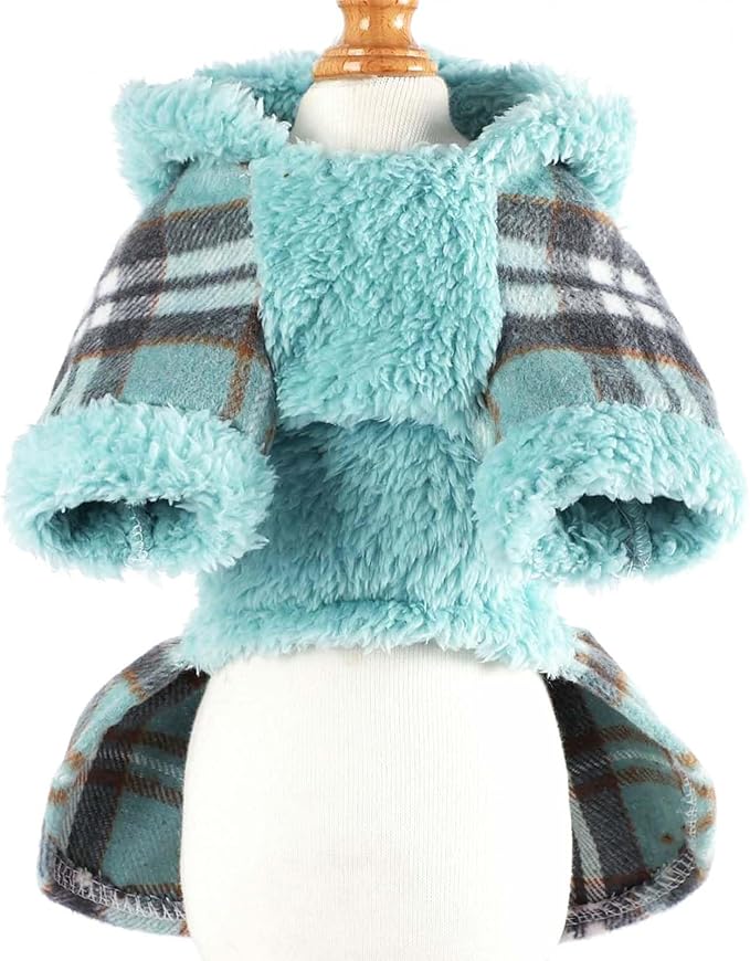 Dog Hoodie Dog Sweater Puppy Clothes for Small Dogs Boy Girl Pet Hoodies for Dogs Cold Weather Doggie Coats Fall Doggy Sweatshirt for Chihuahua Yorkie Cat Sweater Costumes, M, Green
