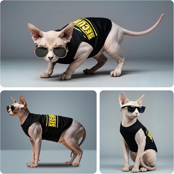 2Pack Dog Shirts for Boy, Dog Clothes (up to 38 lbs.), Puppy Clothes, Pet T Shirt for Small and Medium Breeds, Tank Top, Chihuahua & Yorkies & Dachshund Outfit, Cotton Fabric(2pcs,Small)