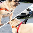 Didog No Pull Dog Harness with Soft Padded Handle, Quick Fit & Lightweight Adjustable Vest Harness, Easy for Training Walking for Small & Medium and Large Dogs(Red,L)