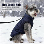 Dog Jacket Waterproof Fleece Dogs Vest Large Dog Coats for Winter Cold Weather Warm Dogs Puffer Jacket Puppy Coat Blue Pet Jackets Cat Coats M