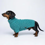 Fitwarm Knitted Dog Sweater - Thermal Winter Clothes for Small Dogs, Boy & Girl - Teal Blue, Small