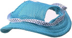 Round Brim Princess Hat Visor Hat Pet Dog Mesh Porous Sun Hat with Ear Holes for Small, Extra Small Dog Teddy, Pug, Chihuahua, Shih Tzu, Yorkshire Terriers, Papillon Blue M