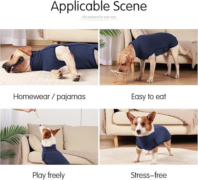 Dog Sweater Pullover Cold Weather Vest for Dogs Dog Sweatshirt & Jacket for Indoor and Outdoor Use (X-Small, Navy Blue)