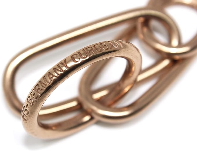 Herm Sprenger Curogan Long Link Fur Saver Dog Training Collar Hypoallergenic Nickel Free No-Pull Slip Chain for Small Medium Large Dogs for Easy Control Made in Germany 4mm 30in 76cm