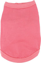 LOPHIPETS 100% Cotton Dog Tee Shirt for Small Dogs Chihuahua Puppy Clothes-Pink/M