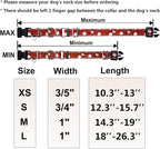 Christmas Reflective Martingale Collar for Dogs with Quick Release Buckle Holiday Dog Collars (Red Snowman, Medium)