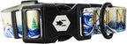 Wolfgang Heavy Duty, Adjustable Dog Collar with Quick Release Nylon Buckle for Walking & Training, MountainWave Print, Medium