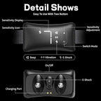 Anti-Bark Dog Training Collar, 4 Modes with 7 Sensitivity Levels, IP67 Waterproof, Rechargeable, Black