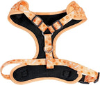 Haminway No-Pull Dog Harness for Medium Dogs – Reflective, Breathable Vest with Adjustable Chest & Neck Straps – Easy to Wear, Anti-Choke Harness for Safer Walks (Orange, Size Medium)