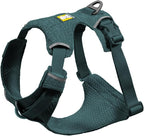 Ruffwear, Front Range Flex Dog Harness, Engineered Knit Construction for Ultimate Fit and Mobility, Lightweight Flexible Everyday Harness with Dual Leash Clips, Deep Teal, Small