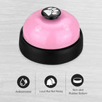 Comsmart Dog Training Bell, Set of 2 Dog Puppy Pet Potty Training Bells, Dog Cat Door Bell Tell Bell with Non-Skid Rubber Base