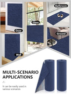 Cat Scratch Couch Protector 78.7"x15.8" – Self-Adhesive Furniture Protector from Cat Scratching, DIY Couch & Wall Shield, Trimmable Anti Scratch Mat for Indoor Sofa Bed Carpet，Navy