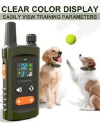 Dog Training Collar with Remote Control, 3500FT Dog Shock Collar for Small Medium Large Dogs, IPX7 Waterproof, 4 Training Modes