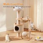 Generic Handwoven Tower Baskets Wear Resist Unique Nest Jumping Platform Breathable Pet Supplies Climbing Frame