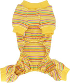 LOPHIPETS Dog Pajama Onesie for Small Chihuahua Yorkie Poodle Clothes Apparel-Yellow/M