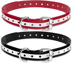 PaiPaitek Shock Collar Replacement Strap 2-Pack - Compatible with Jugbow, Bousnic, Slopehill 3/4 Inch Adjustable TPU Collar for Dogs | Waterproof & Reflective Design for Training, Walking