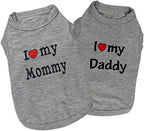 2 Pack Puppy Shirt for Small Dog Boy-Dog Clothes Pet Fashion Casual Breathable Comfortable Apparel Outfits for Dog Cat