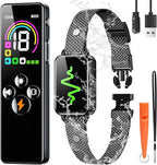Dog Training Collar, Dog Shock Collar with Remote Control, 4 Training Modes Vibration, Beep, Shock, IP67 Waterproof Keypad Lock Rechargeable E-Collar for All Breed
