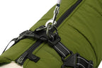 Aiboria Dog Jackets for Winter Windproof Waterproof 2 in 1 Outfit Cold Weather Coat Dog Vest Harness Puppy Winter Warm Jacket Green L