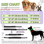 Martingale No Pull Dog Collar for Large Medium Dogs Training Walking, Heavy Duty Nylon Reflective Adjustable Anti Pull Slip Collar with Buckle M Black