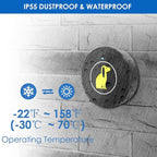 Dog Door Bell, Dog Bell for Training Doggie Door Bell for Dog Puppy Training Sliding Door/Go Outside Doorbell and Waterproof Touch Button