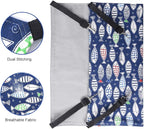Cat Hammock Bed for Cage - 22x18 inch Adjustable Hanging Cat Bed Reversible hammocks for Indoor Cats, Soft Perch, Sleeping and Resting Sleepy Pad for Kitten Ferret Puppy or Small Pet