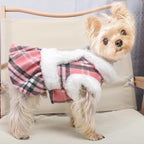 Dog Sweater Dog Winter Clothes for Small Dogs Boy Girl Fall Puppy Dress Warm Fleece Chihuahua Yorkie Teacup Sweaters Dresses for Small Dogs Girl Cat, Pink, S
