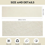 Couch Cat Scratch Protector 78.7"x15.8" – Adhesive Cat Scratch Pad, Cuttable Furniture Protector for Sofa Arms, Sides, Chair Backs & Bed Edges,Beige