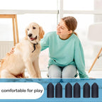 Shock Collar Rubber Tips for Dog,24 Pieces Column Conductive Rubber Sleeve Prong Collar Cover Training Collar Replacement Parts for Dog Shock Collar Prongs or Anti Bark Collars (13 mm)