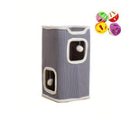 Multi-Tier cat Tree, Light Gray (Large)，a Bell Ball (Random Color)