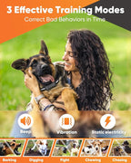 Remote Training Collar with LED Light – 3300FT Range, Rechargeable & Waterproof, Beep and Vibration Modes with Adjustable Levels, Reflective Strap for Small Medium Large Dogs