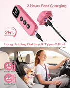 Jugbow 2-in-1 Pet ID Tag & Shock Collar for Small Dogs - 4200FT Dog Training Collar with Remote for 5-30lbs Dogs, IPX8 Waterproof Rechargeable E-Collar with Beep(1-9), Vibration(1-3), Safe Shock(0-16)