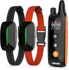 Dog Shock Collar with Remote - 4000Ft Dog Training Collar for Small Medium Large Dogs 10-120lbs, Waterproof Rechargeable E Collars for 2 Dogs with Beep Vibration (1-99) and Humane Shock (1-99) Modes