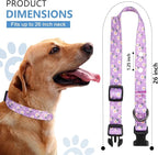 Rhea Rose 3/4 Inch Replacement Collar Strap Shock Collar with 2 Holes, Compatible with Nearly All Brands and Models of Underground Electric Dog Fences and Training Collars, Lavender Flowers