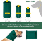 Nanaki Dog Calming Hoodie Ear Wraps for Dogs, Fireworks Ear Protection Head Muffs Doggy Warp Anxiety Relief, Doggy Hematoma Wrap, Pet Head Cover for Grooming and Force Drying Bathing Pet Protector