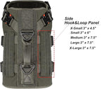 ICEFANG GN3 Tactical Dog Harness with 6X Buckle,Dog Molle Vest with Handle,3/4 Body Coverage,Hook and Loop Panel for ID Patch,No Pulling Front Clip (L (28"-35" Girth), Ranger Green)