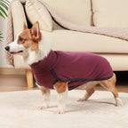 Dog Sweater Pullover Cold Weather Vest for Dogs Dog Sweatshirt & Jacket for Indoor and Outdoor Use (Small, Wine red)