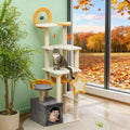 63 Inch Moon and Star Themed Cat Tree (63 inch)