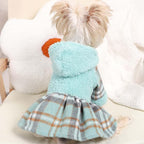 Dog Hoodie Dog Sweater Puppy Clothes for Small Dogs Boy Girl Pet Hoodies for Dogs Cold Weather Doggie Coats Fall Doggy Sweatshirt for Chihuahua Yorkie Cat Sweater Costumes, M, Green