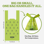 Pogi's 300 Unscented Dog Poop Bags with Handles - Earth-Friendly, Leak-Proof, Ultra Thick, 4+ Month Supply