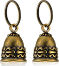 2 PCS Copper Collar Bell for Small Pet 1.7 Inch Pure Copper Bells Retro Craft Bells Handmade Small Bell for Crafts Anti-Lost Id Tags for Home, Door or Decoration