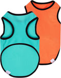 2 Pack Cooling Shirts for Dogs, Lightweight Mesh Breathable Dog Shirt for Small Dogs Boy, Sun-Protection Sleeveless Shirts for Dog&Cat Puppy Vest Pet Apparel P23ST00604M