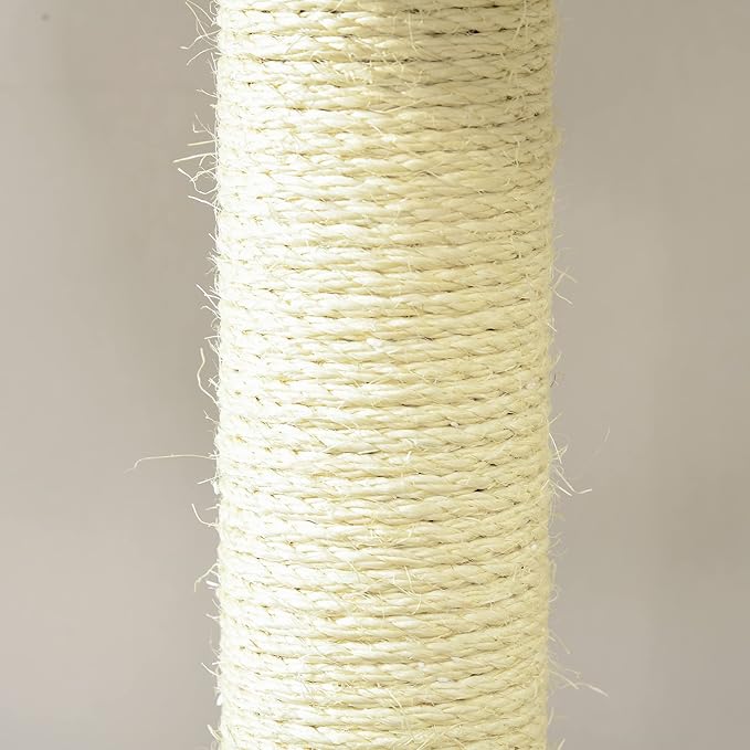 PawHut Cat Tree, 3 Level Cat Tower with Scratching Posts, Bed, Condo, Badminton Toys, for Multiple Kittens