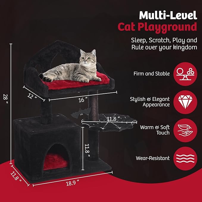 Gothic Cat Tree Duo: Majesty and Mystery Bundle